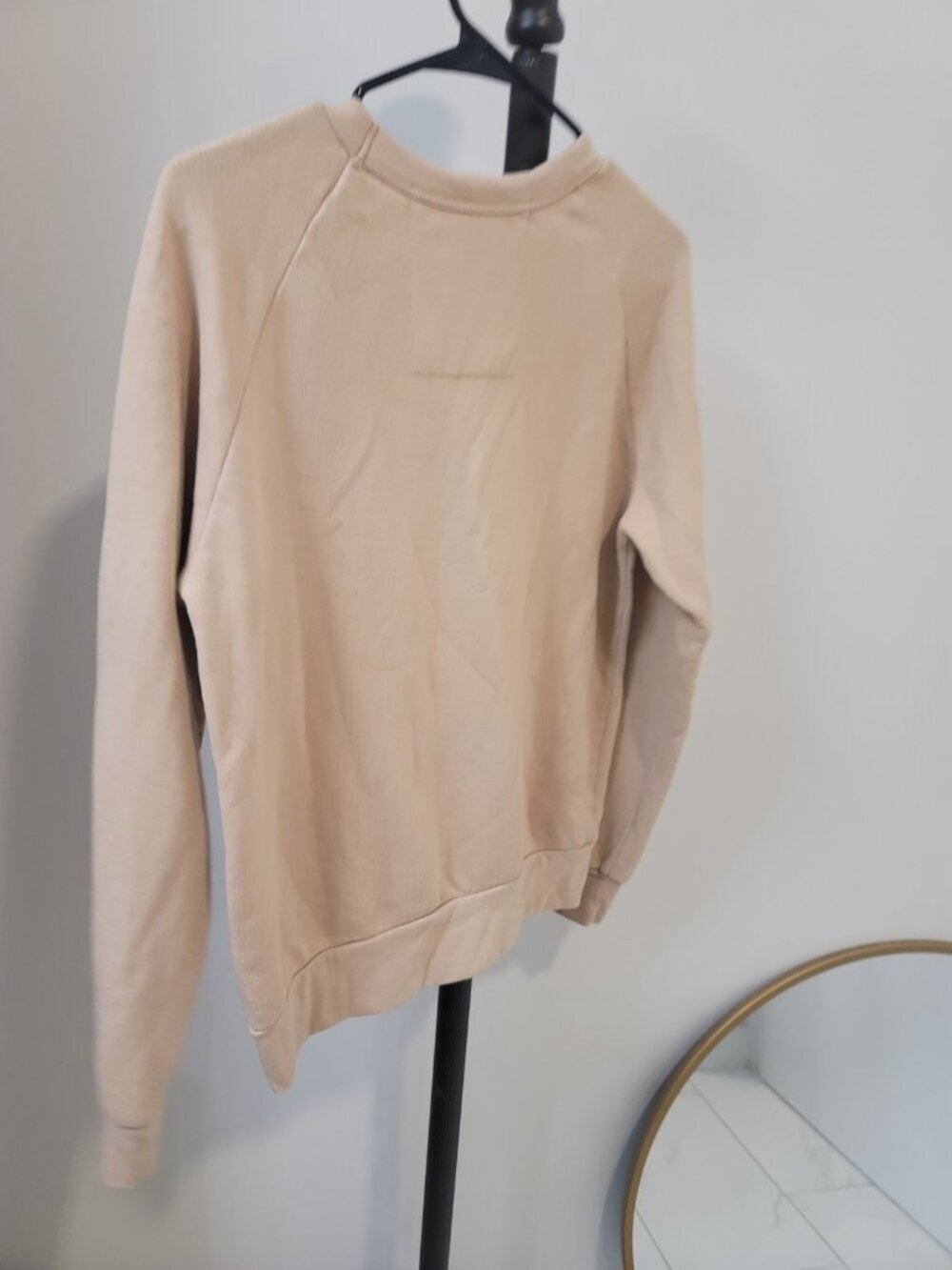 Aviator Nation Lightning Bolt Cream Crewneck Sweatshirt Sz XS Raglan Pullover - Picture 4 of 7